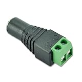 20 Pack 2.1 X 5.5mm CCTV camera DC Power Female Jack Connector Plug for CCTV Camera [並行輸入品]