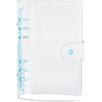 Amazon.co.jp: CHANGJIQ クリアバインダーカバー A6 6穴 PVC製 m6