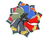 (リアルスタイル)Real Style ベビー 幼児用 キッズ 子供 靴下 ソックス アニマル 動物 メッシュ 夏 ショート 恐竜 ジュニア 12足 セット クルー丈 カラフル 女の子 男の子
