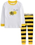 [Vaenait Baby]キッズ子供ベビー服綿100％ルームウェア長袖パジャマ寝間着上下セット Honey BeeS
