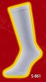 【Ｓ－８６１】ストロングソックス　厚地タイプ　先丸　２足組×５組入　ホワイト'0760