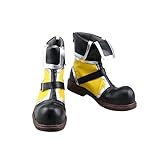 コスプレ 靴 ブーツ ソラ キングダム ハーツ Sora KINGDOM HEARTS KH 風 オーダー可/スタイル 製作可能コスプレ小道具 cosplay shoes ハロウィン クリスマス コスチューム 舞台 (22.5cm)
