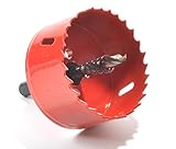 （Mountain top ）穴明け工具 ホルソー 壁穴 単品 電動 ドリル 穴あけ 掘削 穿孔 ホ-ルソ ー高速度鋼 ハイス 80mm