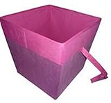 HOMEBASIX 05000953P Storage Bin, 15 by 15 by 15-Inch, Purple by Homebasix [並行輸入品]