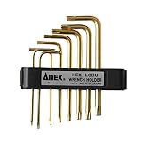 アネックス(ANEX) レンチ ヘクスローブ ホルダー付 8本組(T6/8/10/15/20/25/27/30) 穴付 No.638