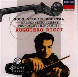 無伴奏バイオリン・リサイタル | リッチ(ルッジェーロ) | オリコン