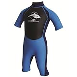 Konfidence Shorty Wetsuit Navy/Blue 11 to 12 Years by Konfidence