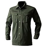 SOWA 長袖シャツ アーミー Lサイズ 8115