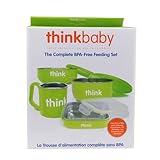 thinkbaby The Complete BPA Free Feeding Set, Light Green (Discontinued by Manufacturer) by Thinkbaby