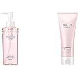 【セット買い】ソフィーナ 乾燥肌のための美容液メイク落とし オイル 200ml & 乾燥肌のための美容液洗顔料 クッション泡 120g