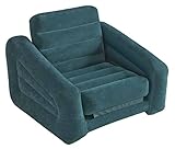 INTEX(インテックス) エアーリクライニングソファー プルアウトチェア 一人掛け用 ブルー 68565 [日本正規品]