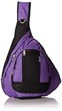 エベレストBB015-DPL-BKスリングバッグ - ダークパープル、ブラック