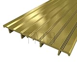 Pemko 2364 Wideカーペット仕切り、ブロンズミル仕上げ（ブロンズ）、4 " W x .438 " H 72" Length 2364B