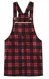 OshKosh B ' goshベビー女の子レッド格子柄別珍コーデュロイジャンパードレス – 6か月