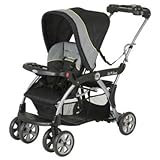 Baby Trend（ ベビートレンド ）二人乗り ベビーカー シットアンドスタンド 　Sit N' Stand Deluxe Stroller Ion / 出産祝い ドリンクホルダー 折りたたみ 小