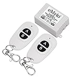 eMylo DC 12 V 1チャンネル433 MHz RFワイヤレスリモートコントロールスイッチリレーリモートwith送信機