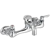 American Standard 8351.076.002 Exposed Yoke Wall-Mount Utility Faucet with Offset Shanks and Metal L