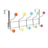 bestomzをドアのオーガナイザーフックのコート、帽子、Robes、タオル- 5フック