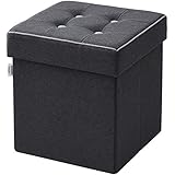 山善(YAMAZEN) スツール ダークグレー 幅38cm 折りたたみ収納可能 MLS-38(DGY/LGY)