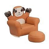 Offex OF-HR-30-GG Kids Monkey Rocker Chair and Footrest [並行輸入品]