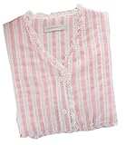 Godlovefullレディース パジャマ 上下セット 前開き 長袖 春夏秋 綿 ルームウェア 2重ガーゼ 部屋着 寝間着 便利服 柔らかい 入院 産後 授乳口付き マタニティ パジャマ (M, ピン