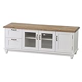 インテリア 家具 便利 おしゃれ テレビ台/テレビボード ローボード 【Midi】ミディ 木製(パイン/オイル仕上げ)/強化ガラス CFS-216