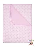 BlueberryShop Minky Printed Coral Fleece Blanket For Baby Toddler 90 cm x 80 cm (35.5" x 31.5") ( 0-