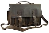 Vagabond Traveler Cowhide Leather Briefcase Laptop Bag L38