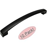 Cosmas 616 – 160 FBフラットブラックモダンキャビネットハードウェアアーチハンドルプル – 6 – 5 / 16 "インチ( 160 mm )穴中心 – 10パック