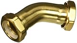 Jaclo 2487-sg 1 1 / 4 " 45 °エルボ、スリップサテンゴールド