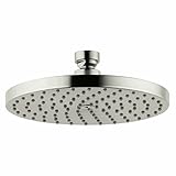 Hansgrohe HG28484821 Downpour 180 Shower Head, Brushed Nickel [並行輸入品]