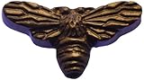 Brass Elegans Bumble Bee Design Cast Brass Cabinet Knob in a Designer Antique Bronze Finish Brass El