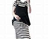 春 夏 マタニティ ワンピース 半袖 　2ピース ワンピース 産前　妊婦 ママ カジュアル マタニティー 服 (ＸＬ)