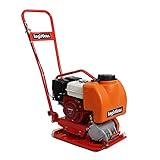 プレートコンパクター Honda GX160内蔵 4ストロークエンジン 5.5馬力 約61kg 散水タンク付き ラバーマット付き 転圧機 転圧機械 振動コンパクター プレートランマ― 転圧プレート ラ
