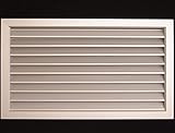 アルミプライバシードアHVAC空気グリル – 「V」型ルーバーenusre 100 %ビューブロック – 供給またはReturn 24 x 24 DG-A2424
