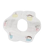 Nicircle 唾液タオル 食事用 :26 * 28 CM-10.2''-11.0'' ビブ ビブス Bibs Saliva towel こども ベビー 夏用 ガールズ ボーイズ キッズ 子供よだれ