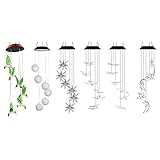 PROKTH 風鈴ライト ソーラー風鈴ライト イルミネーションライト 六つ種類 太陽光充電 夜間自動点灯 色が自動変更 ガーデン 家　玄関前　喫茶店　パーティー 装飾用