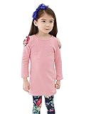 （ワボーズ） Waboatsベビー秋韓国スタイルポルカドット長袖シャツとローズ柄ズボンのセット 女の子セット (120, ピンク)