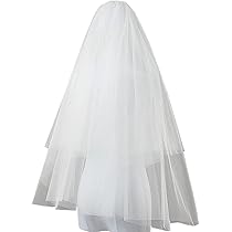 ホワイト レイヤード ウェディングベール Amazon | [QCHOMEE] ウエディングベール 花嫁ベール ショート