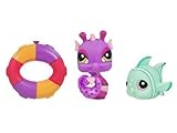 Littlest Pet Shop 2010 Assortment 'A' Series 1 Collectible Figure Seahorse & Blue Fish [並行輸入品]