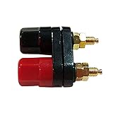 バインディングポストバナナはカップルターミナル赤黒コネクタプラグ・ジャックプラグ