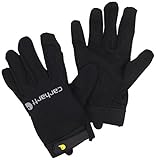 Carhartt Men's The Fixer Spandex Work Glove with Water Repellant Palm, Black, Large [並行輸入品]
