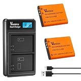 Vemico Li-90Bバッテリーセット 2*1450mAh互換バッテリー 1*LCD付きType-c USB充電器 対応機種LI-90B/ LI-92B/Stylus TG-7/TG-1/ TG-2/ TG-3/ TG-4/TG-5/TG-6 Tough/SH-1/SH-2/ SH-3/SH-50/ SH-60/ XZ-2/SP-100EE/DB-110