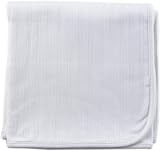Hudson Baby Organic Receiving Blanket, White by Hudson Baby