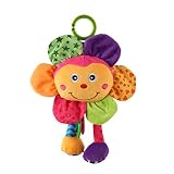 Baby Activityスパイラルおもちゃ、Cozimeベビーカーおもちゃ、ベッド吊り下げおもちゃ、カーシートおもちゃ イエロー