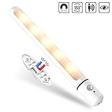 LED センサーライト 人感センサーライト マグネット付き 180度回転 貼り付け型 階段 クロゼット ロッカー 玄関 自動点灯 消灯 夜間ライト
