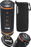 Bushnell (ブッシュネル) Wingman ゴルフ用GPSスピーカー PlayBetter保護ネオプレンポーチ付き | 音楽&amp;音声GPS距離 | スコアトラッキング | 3Dフライオーバー＆36,000以上のコース | PlayBetter保護スリーブ付き | 361910