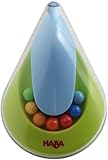 Haba Clutching Toy Rainbow Whirligig - Clear Plastic Rattle & Teether, Green/Blue [並行輸入品]