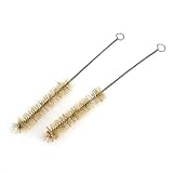 uxcell　チューブブラシ 13mm 試薬 ボトル 試験管 パイプ ワイヤブラシ 2個