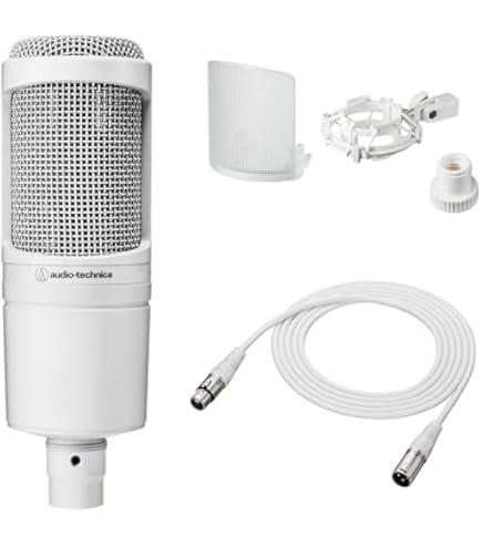 配信セット　audio-technica　マイク　ケーブル　等 Amazon | [セット商品]オーディオテクニカ ホワイト コンプリート配信